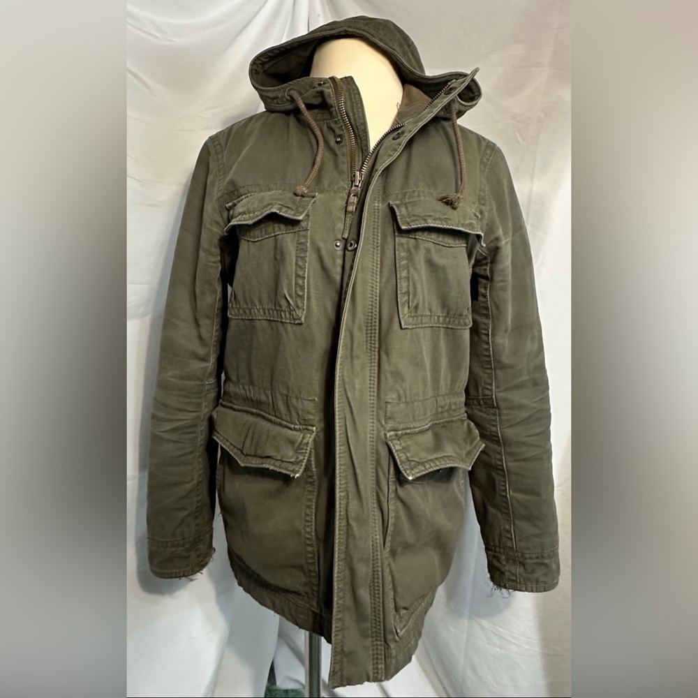 American Eagle Outfitters Woman’s Olive Military style Jacket, Coat